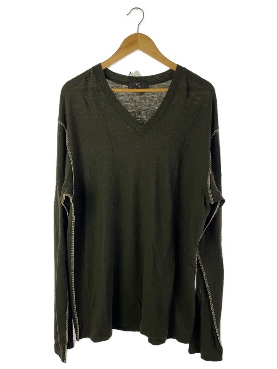 SS02 Contrast Stich Wool Knit Sweater