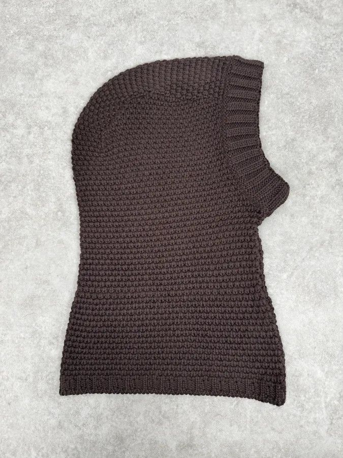 Armani Collezioni 2000s Armani Collezioni Brown Wool Balaclava Size ONE SIZE - 4 Thumbnail