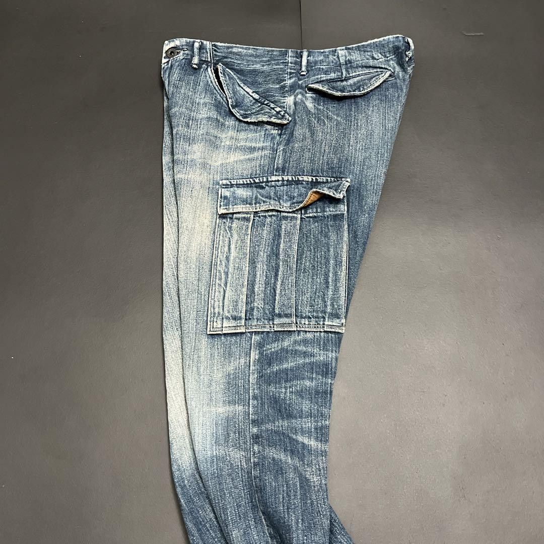 Kapital kapital kiro hirata denim cargo pants Size US 33 - 7 Thumbnail