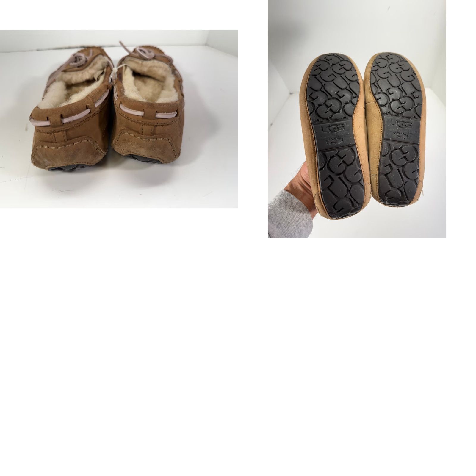 Ugg UGG Dakota Moccasins Slippers Women 8 Brown Sheepskin Lined Comfort Slip On Moccasin Shoes Womens Brown 8 UGG Dakota Moccasins Slippers Size US 8 / IT 38 - 9 Thumbnail