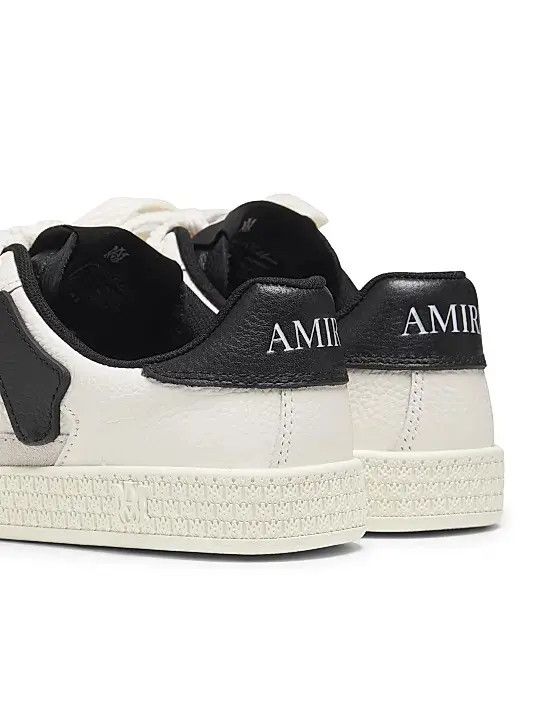 Amiri o1s1wg110526 Pacific Bones Leather Low-Top Sneakers Size US 14 / EU 47 - 3 Thumbnail