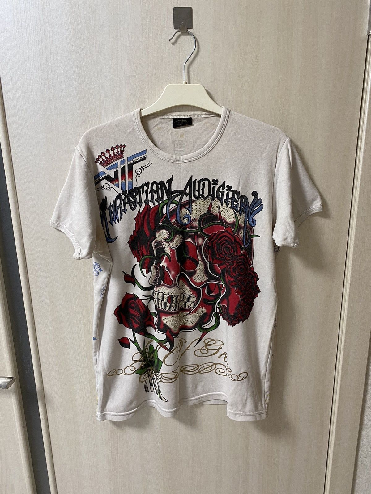 Christian Audigier Rare Vintage T-shirt Christian Audigier Los Angeles Ed Hardy Size L / US 10 / IT 46 - 1 Thumbnail