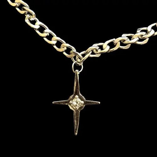VIBE Chain Crystal Abstract Star Pop Fantasy Necklace Size ONE SIZE - 4 Thumbnail