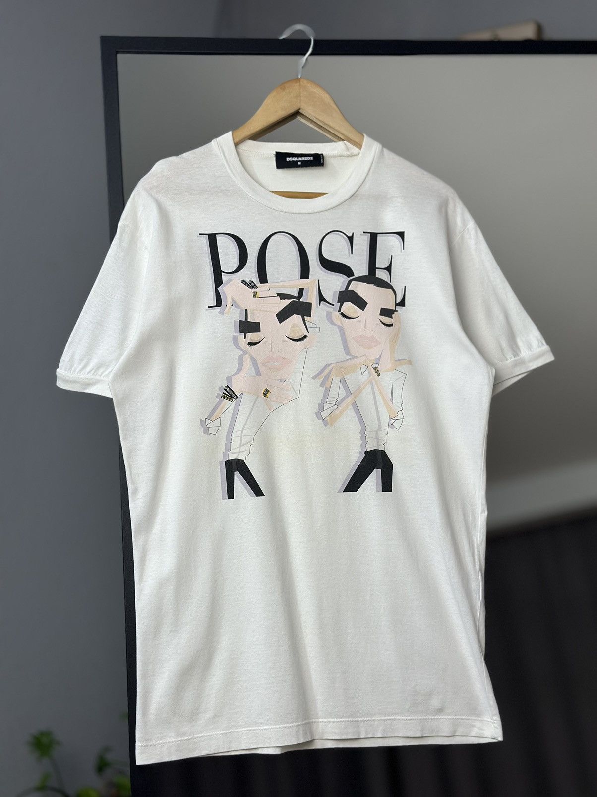 Dsquared2 Dsquared2 T-shirt ROSE Design Ibrahimovic Denim Italy Y2K Size US M / EU 48-50 / 2 - 2 Thumbnail