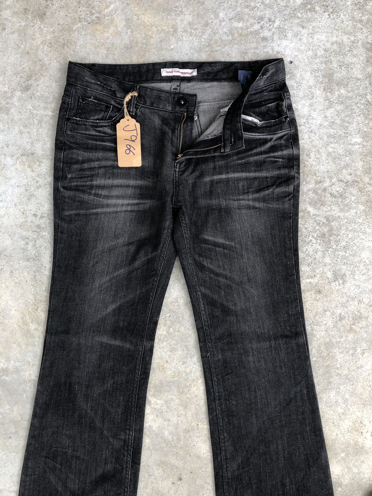 If Six Was Nine Japanese Zero Flared Jeans Distressed Jeans Size US 31 - 3 Thumbnail