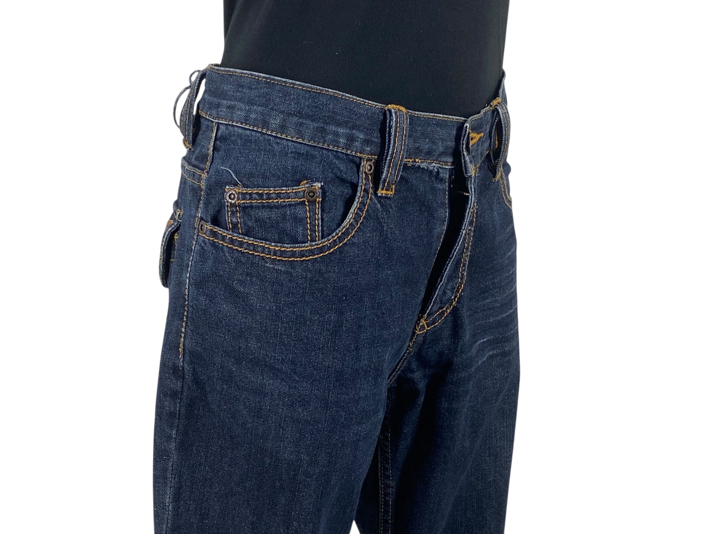 Japanese Brand Nylaus Jeans Tapered Jeans Punk Grunge Jeans Size US 32 / EU 48 - 6 Thumbnail