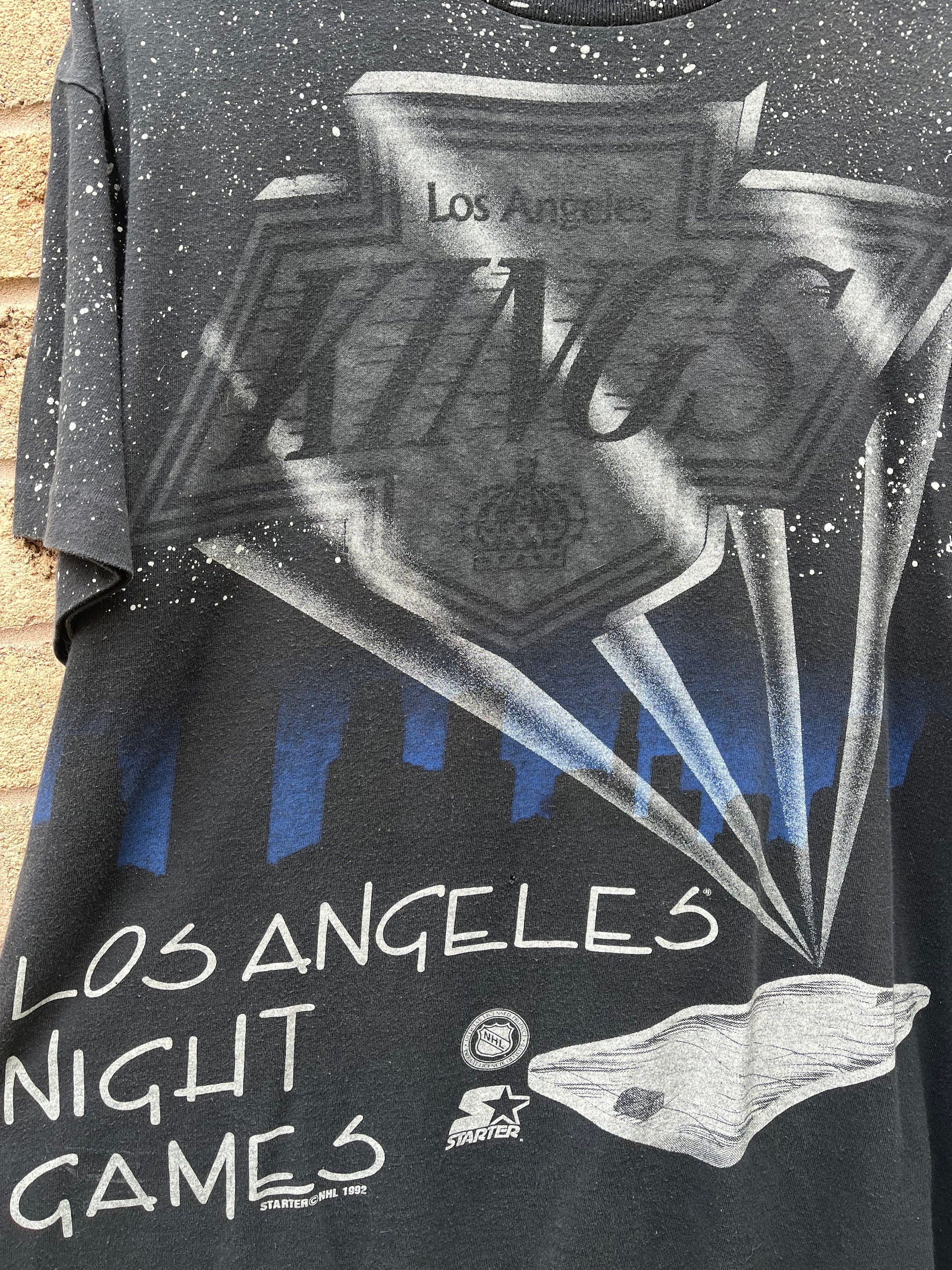 Starter Vintage Los Angeles Kings Starter Night Games 1992 Tshirt Size US XL / EU 56 / 4 - 3 Thumbnail