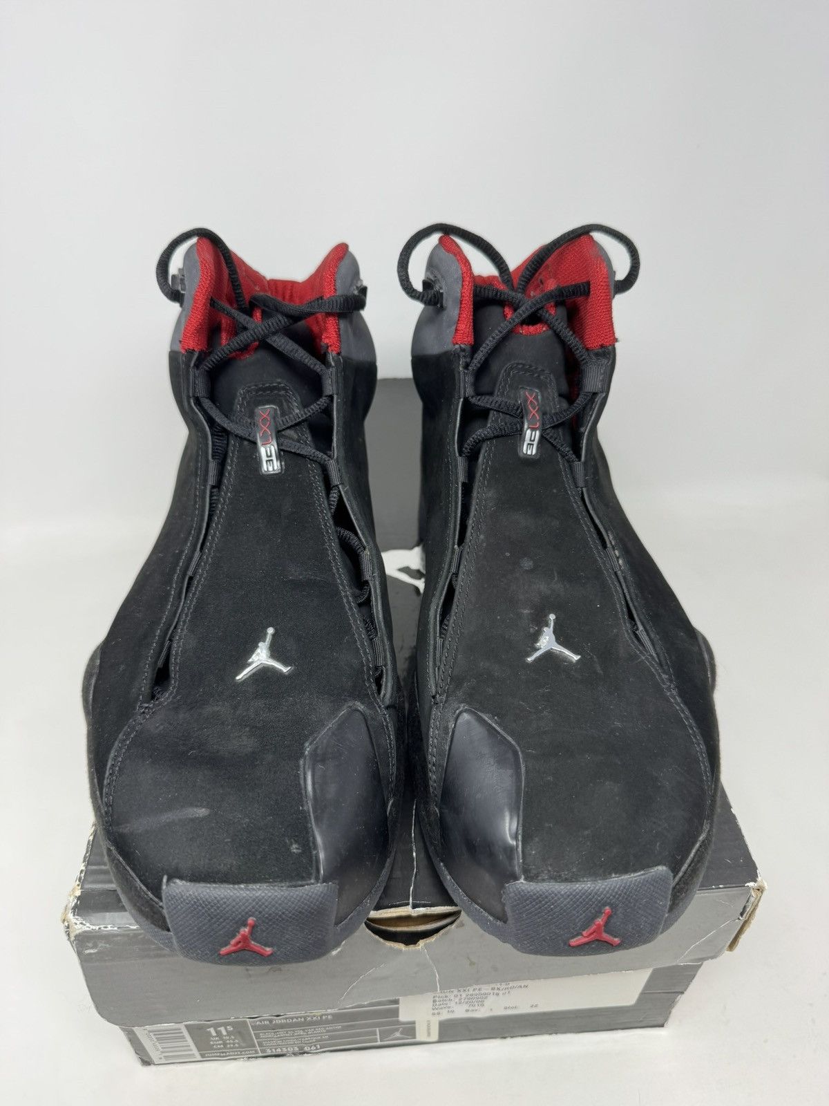 Jordan Brand Nike Air Jordan 21 Retro Og Black Anthracite Size US 11.5 / EU 44-45 - 4 Thumbnail
