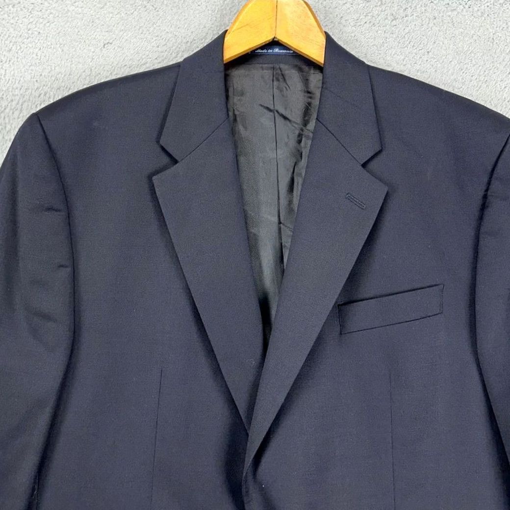 Ralph Lauren Ralph Lauren Sport Coat Blazer Mens 44R Black Wool 2 Button Tuxedo Jacket Long Sleeve Single-Breasted Victorian? Size 44R - 2 Thumbnail