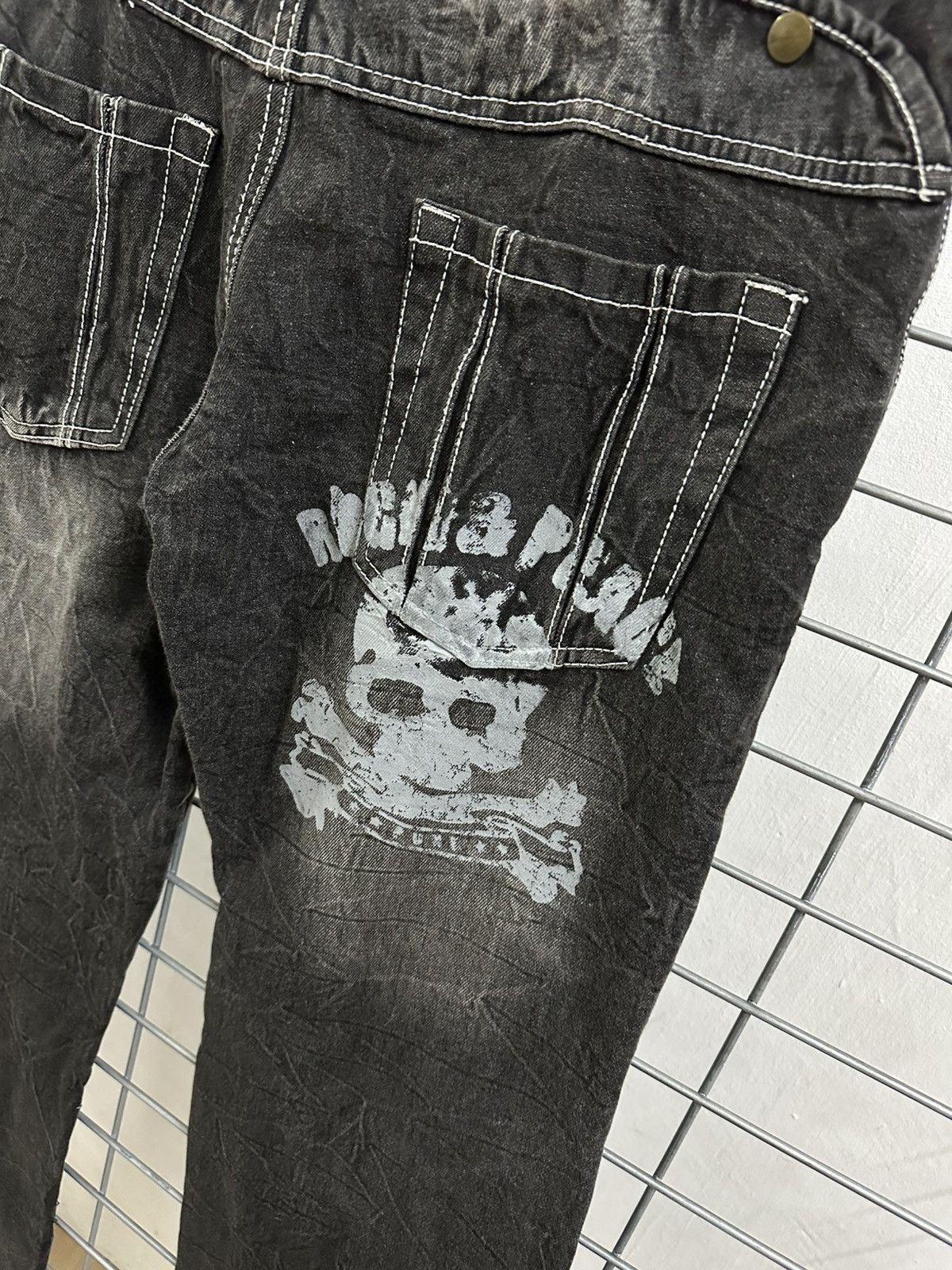 If Six Was Nine × Japanese Brand Rare And Beautiful Aston Design Multi Pocket Punk Bush Pants Size US 34 / EU 50 - 22 Thumbnail