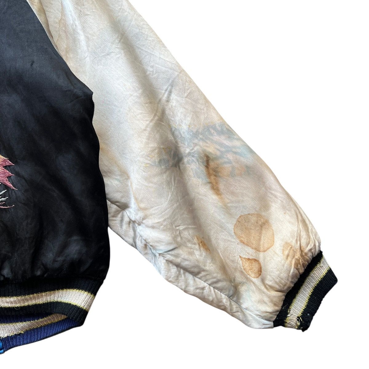 Vintage 🔥 50s WWII SUKAJAN SOUVENIR ANIMAL MOTIVE BOMBER JACKET Size US L / EU 52-54 / 3 - 18 Thumbnail
