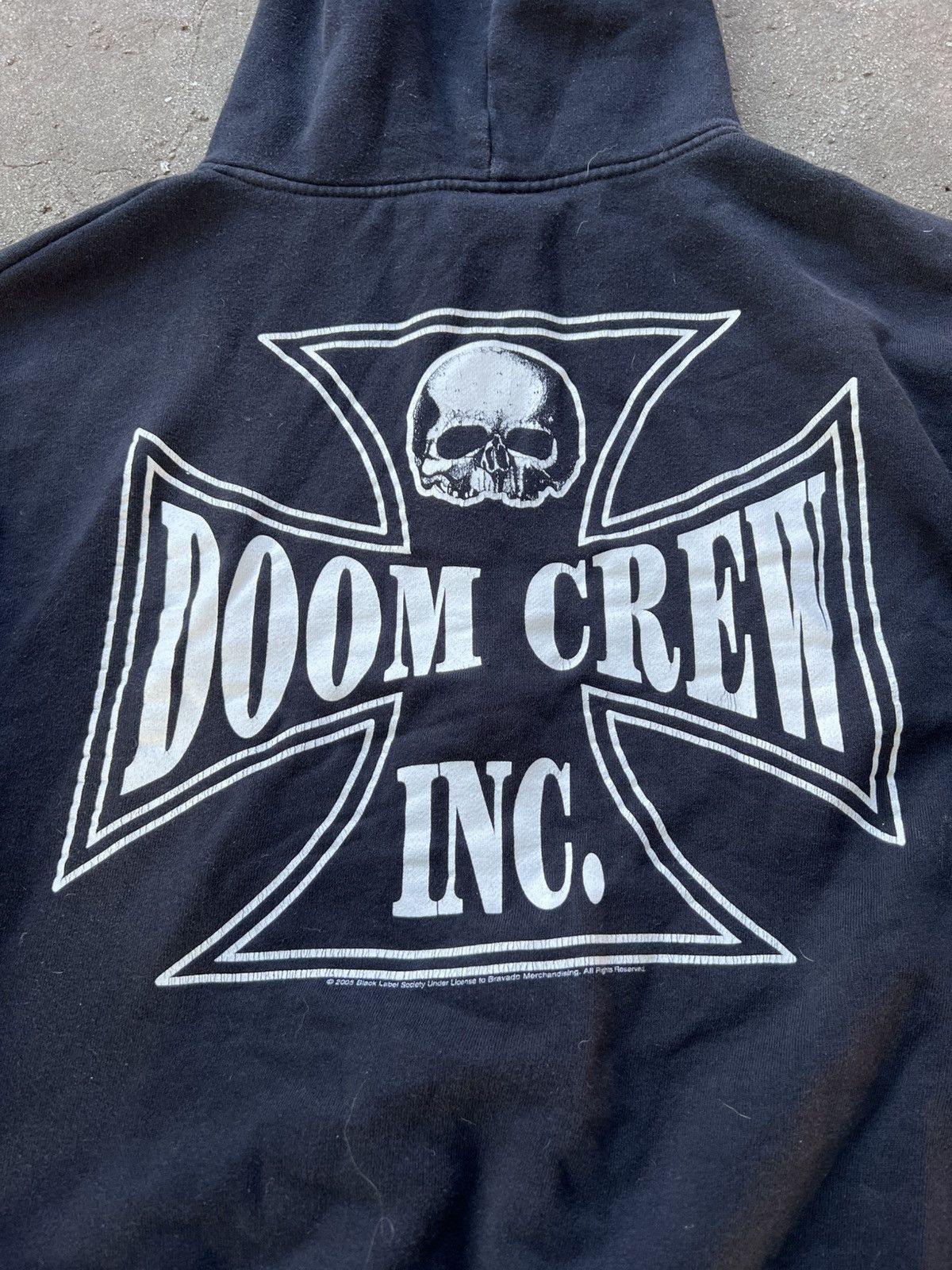 Band Tees 2005 VINTAGE BLACK LABEL SOCIETY DOOM CREW INC ZIP HOODIE Size US XL / EU 56 / 4 - 8 Thumbnail