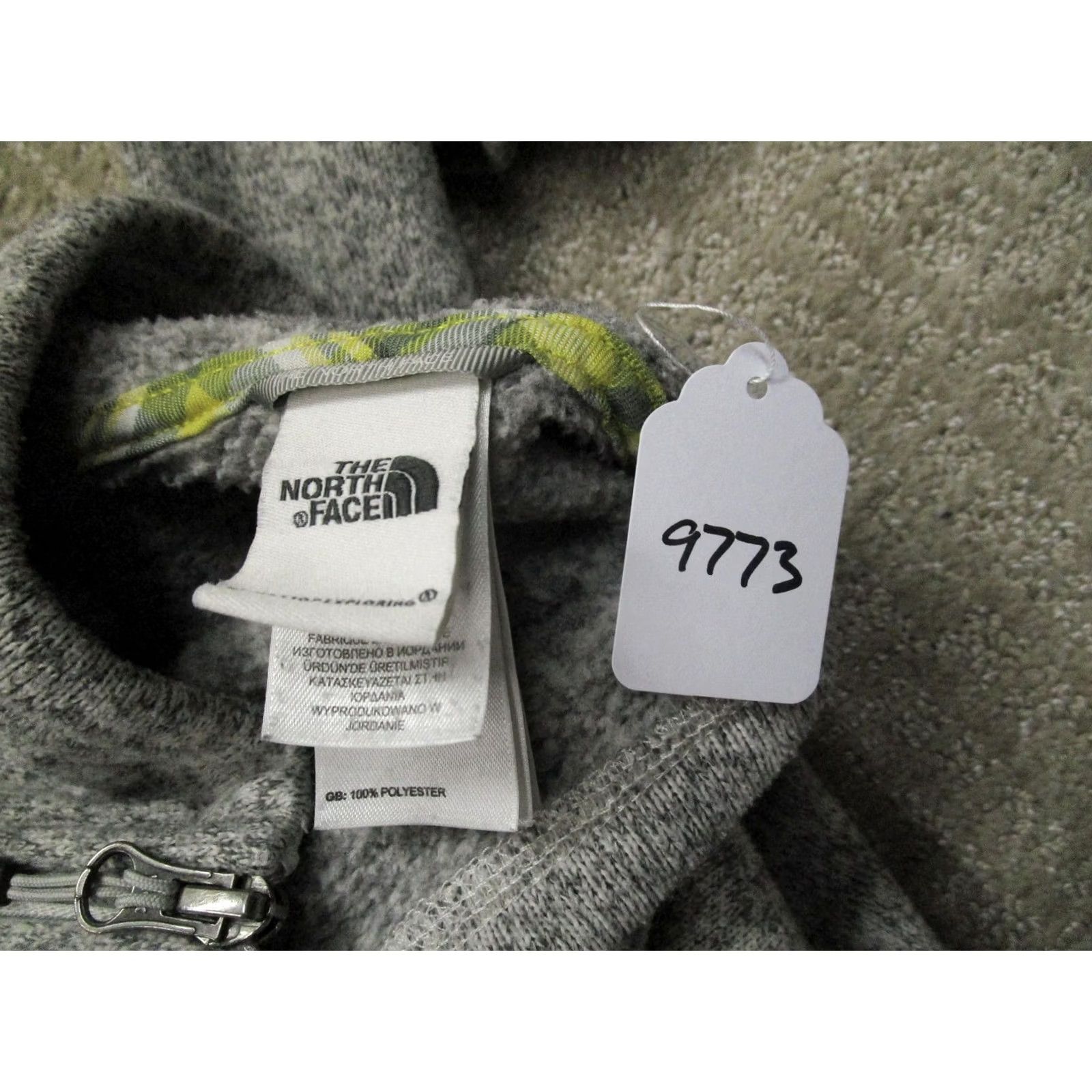 The North Face The North Face Jacket Women Large Gray Full Zip Fleece Outdoor Outdoor Sportwear Jacket Size L / US 10 / IT 46 - 8 Thumbnail