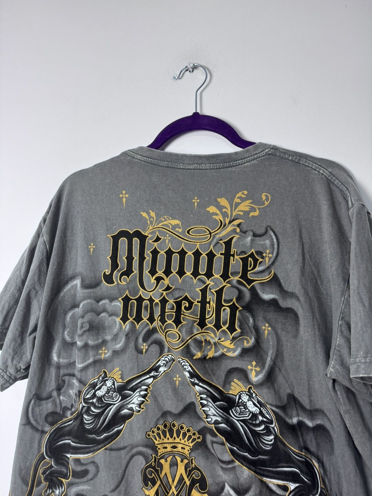 Vintage Y2K Minute Mirth Panther Graphic Tee Size US L / EU 52-54 / 3 - 7 Thumbnail