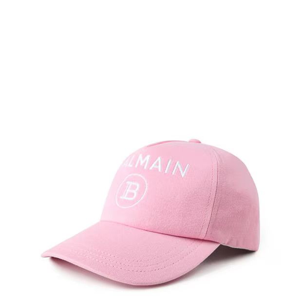 Balmain o1g2r1mq0924 Size: OS /Logo Baseball Cap in Pink Rose Size ONE SIZE - 1 Thumbnail