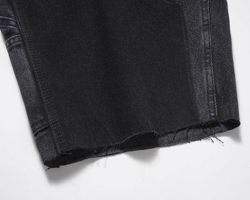 Japanese Brand High street patchwork raw edge logging denim shorts Size US 34 / EU 50 - 10 Thumbnail