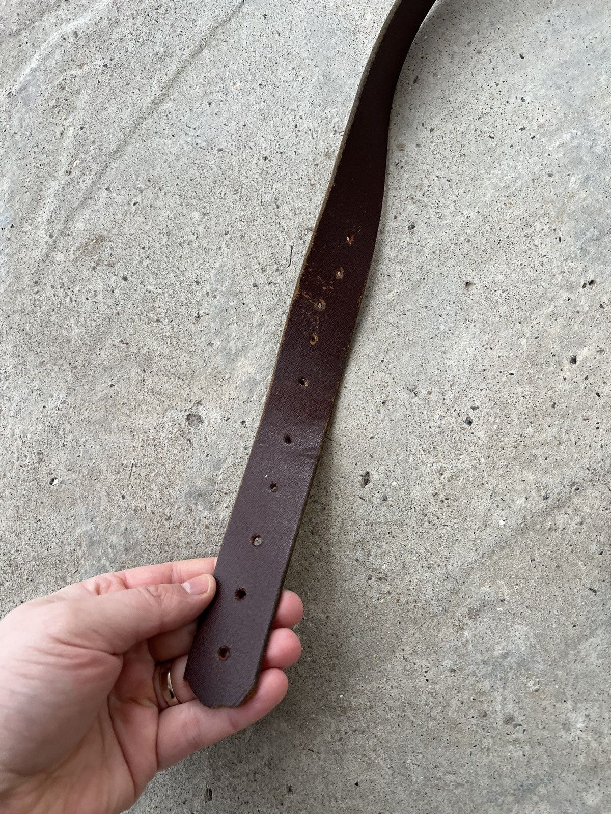 Vintage Rare Pony Express First U.S. Mail Leather Belt Size ONE SIZE - 5 Thumbnail