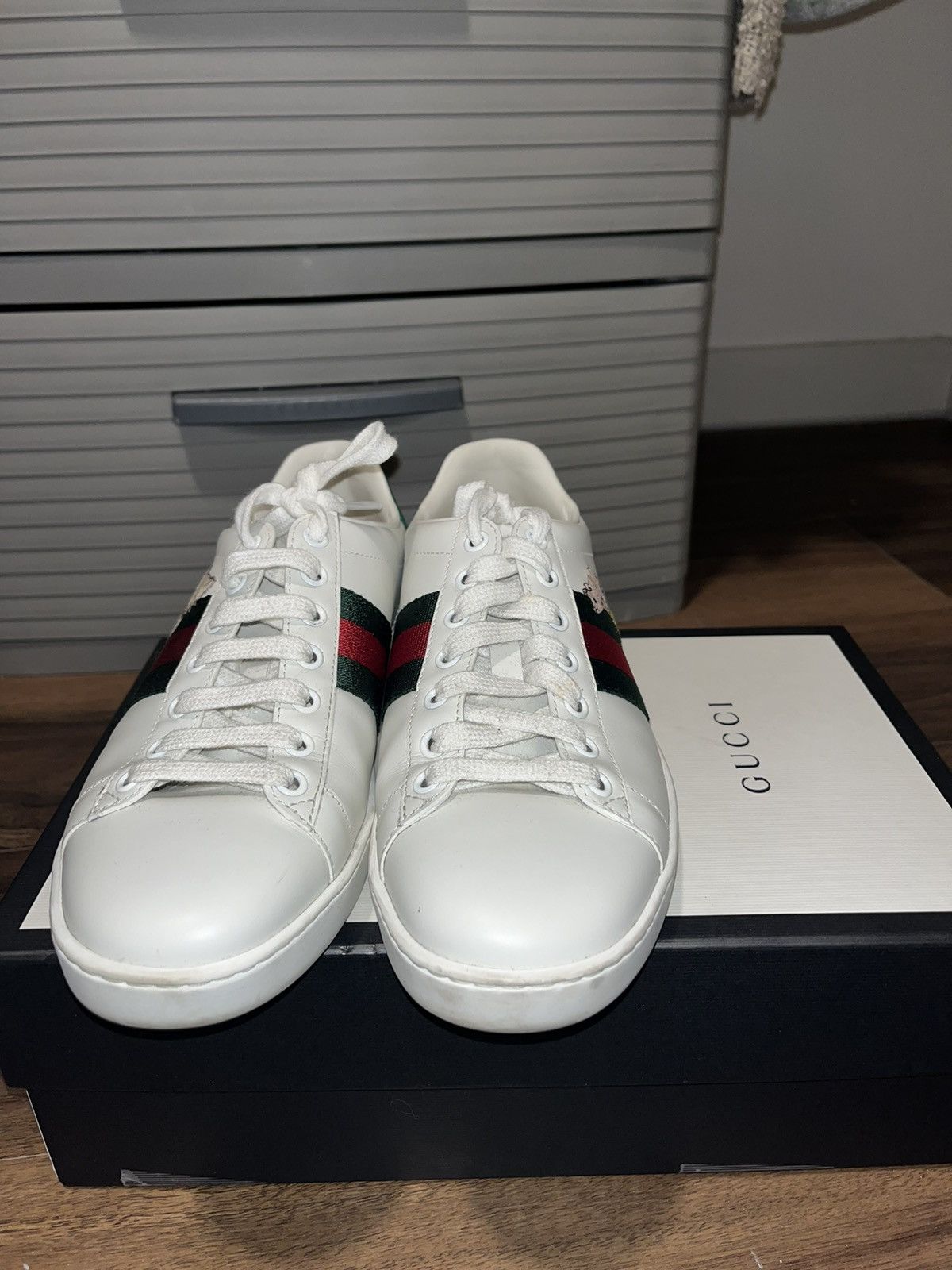 Gucci Gucci ace trainers cat and pig Size US 7 / IT 37 - 3 Thumbnail