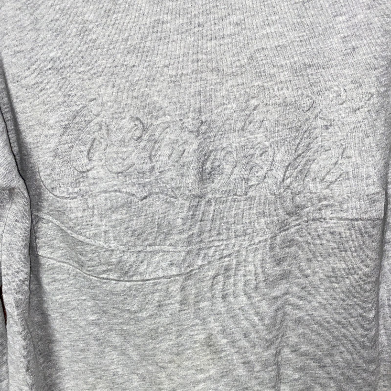 Coca Cola Coca Cola Gray Embroidered Crew Neck Sweatshirt Size XS Size XS / US 0-2 / IT 36-38 - 2 Thumbnail