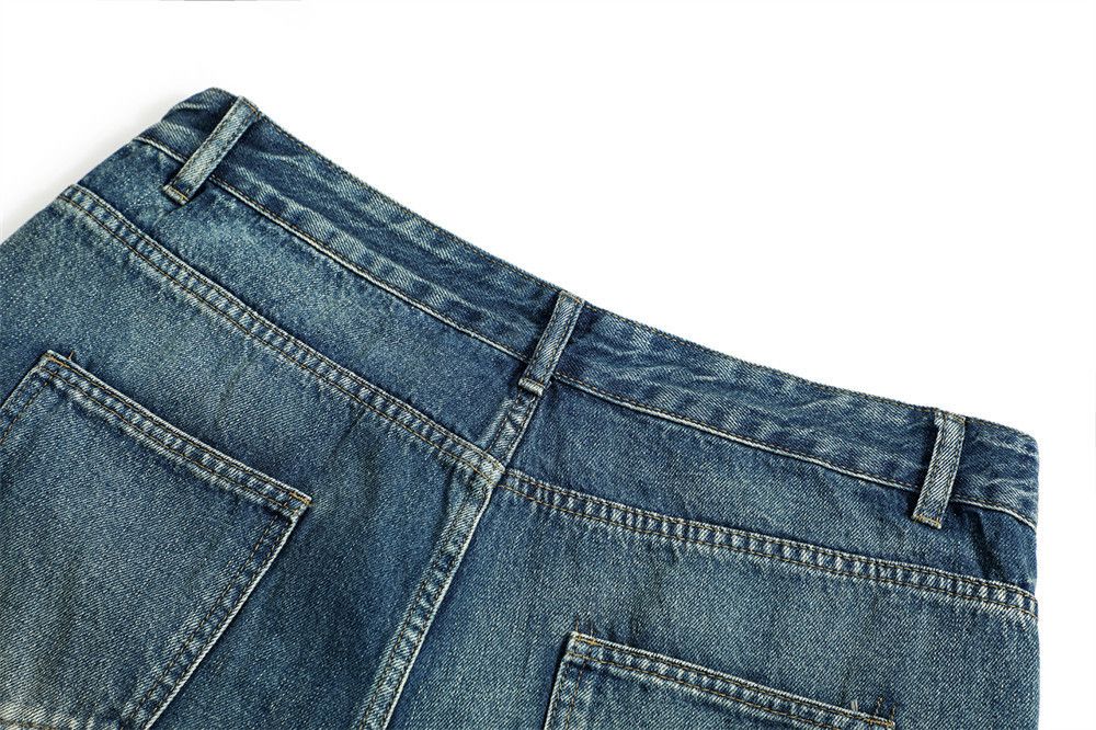 Japanese Brand × Jean Vintage washed distressed loose wide-leg flared jeans Size US 33 - 5 Thumbnail