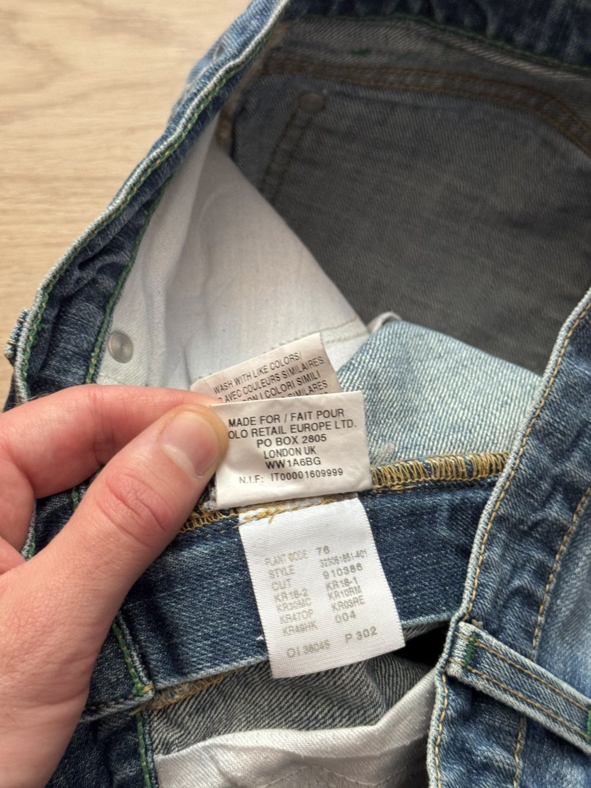 Polo Ralph Lauren Vintage 00’s Polo by Ralph Lauren Jeans Distressed Pants Size US 28 / EU 44 - 14 Thumbnail