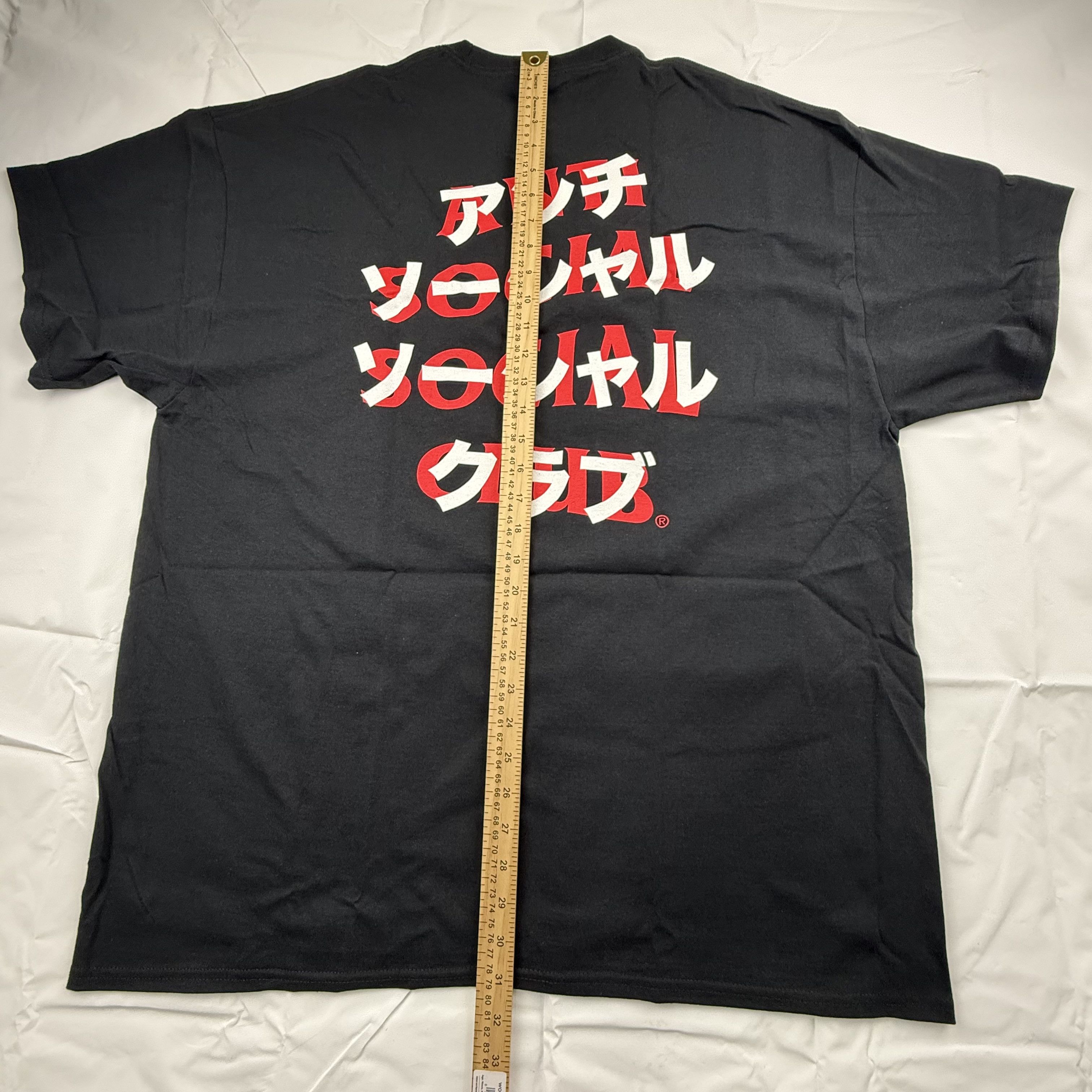 Anti Social Social Club Anti Social Social Club Katakana T-Shirt Mens 2XL New NWT Size US XXL / EU 58 / 5 - 7 Thumbnail