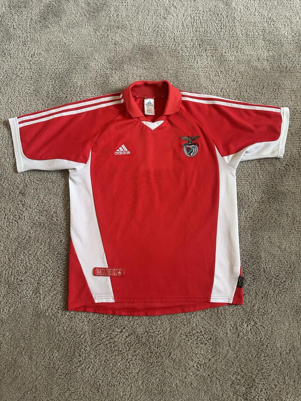 Adidas Benfica 2001-2002 Vintage Home Football Shirt Soccer Jersey Size US S / EU 44-46 / 1 - 1 Thumbnail