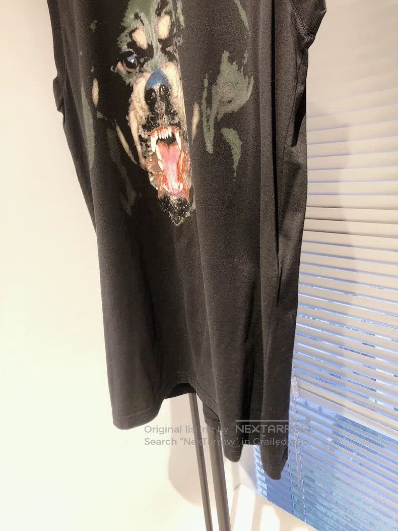 Givenchy Givenchy Black Dog Head Sleeveless T-Shirt Size US XS / EU 42 / 0 - 5 Thumbnail