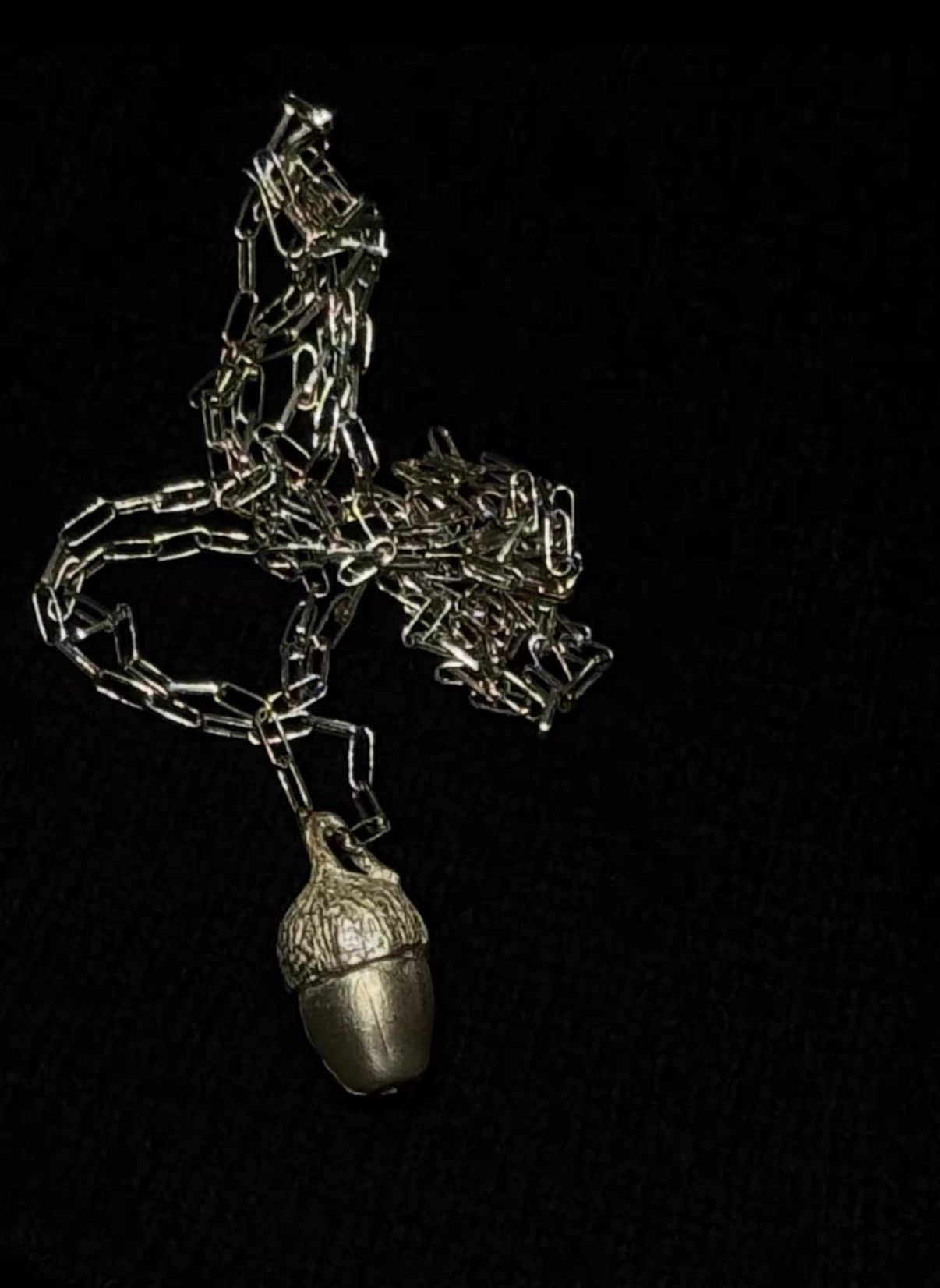 Ma+ M.a+ Maurizio Amedei Pinecone Silver Handmade Necklace Size ONE SIZE - 2 Thumbnail