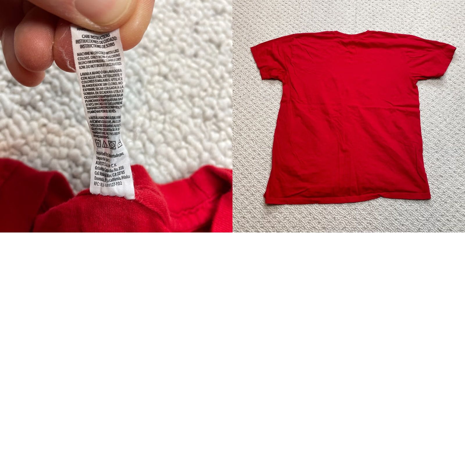 Logo 7 Alstyle Shirt Adult Large Red Hawaii Logo Cotton Short Sleeve Crew Ultimate HI Size US L / EU 52-54 / 3 - 8 Thumbnail