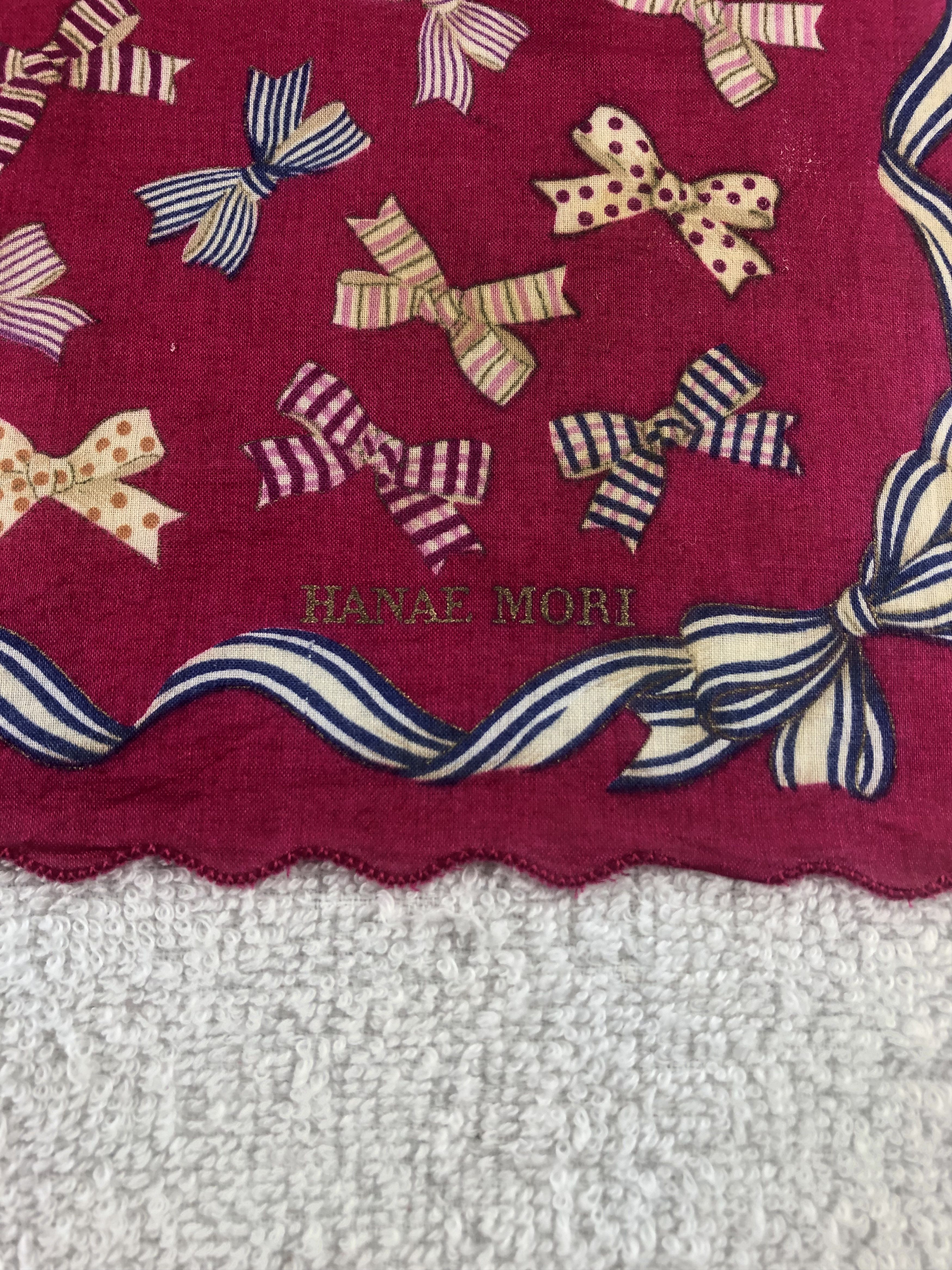 Hanae Mori × Japanese Brand × Vintage Hanae Mori Handkerchief / Bandana / Neckerchief Size ONE SIZE - 5 Thumbnail