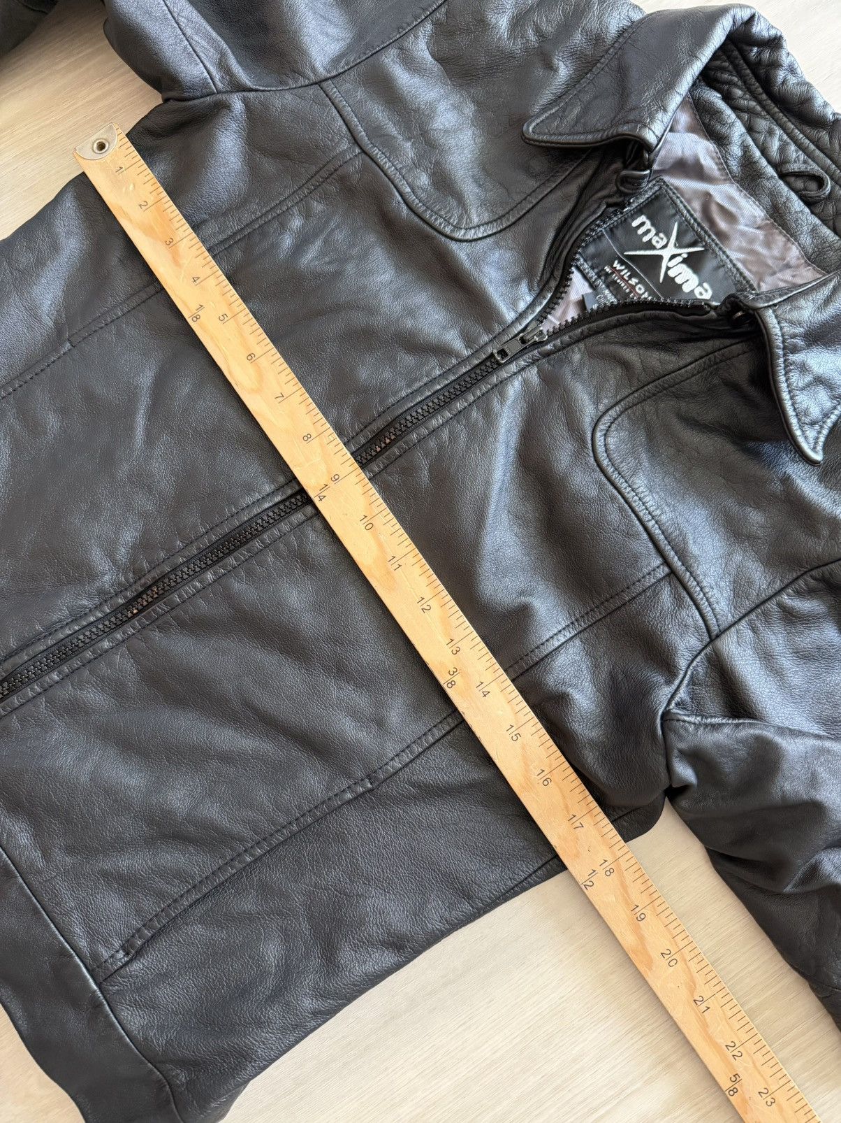 Wilsons Leather Vintage Wilson Leather Maxima Genuine Leather Jacket Sz S Size S / US 4 / IT 40 - 3 Thumbnail