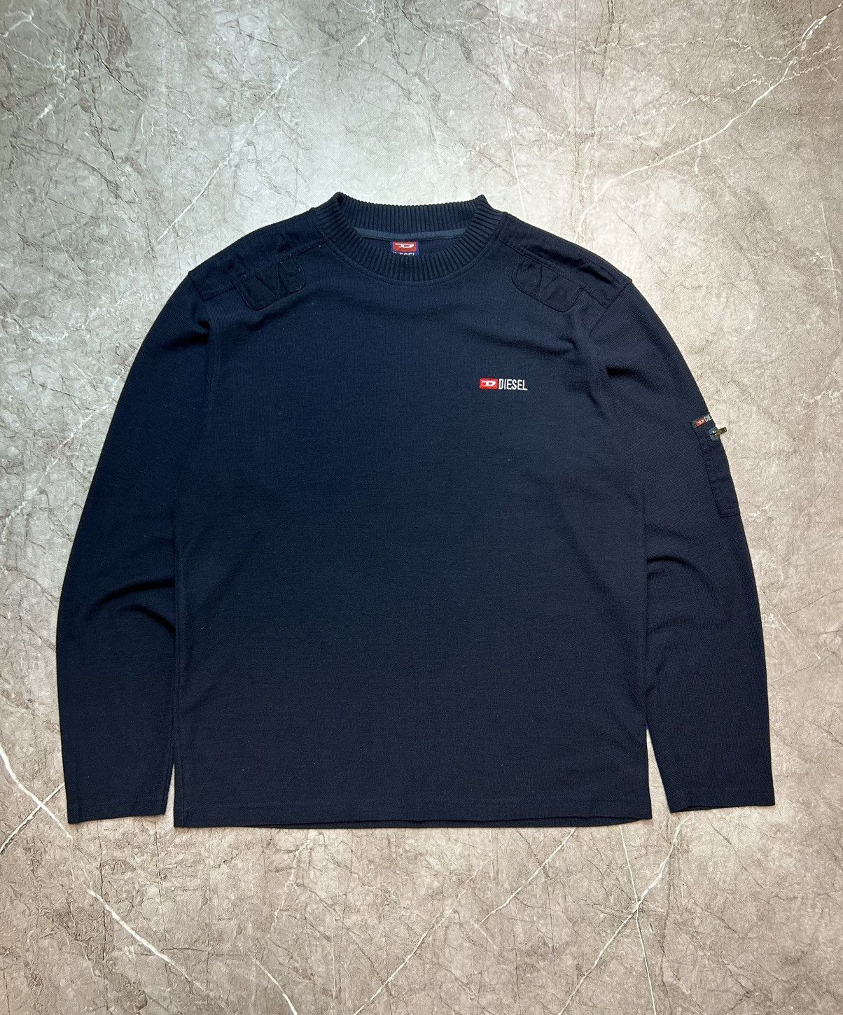 Diesel × Vintage Vintage Diesel Knit Sweater Size US XXL / EU 58 / 5 - 1 Thumbnail