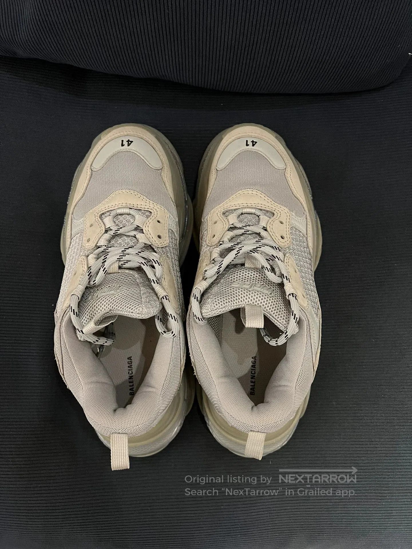 Balenciaga balenciaga triple s gray and white sneakers. Size US 9 / EU 42 - 4 Thumbnail
