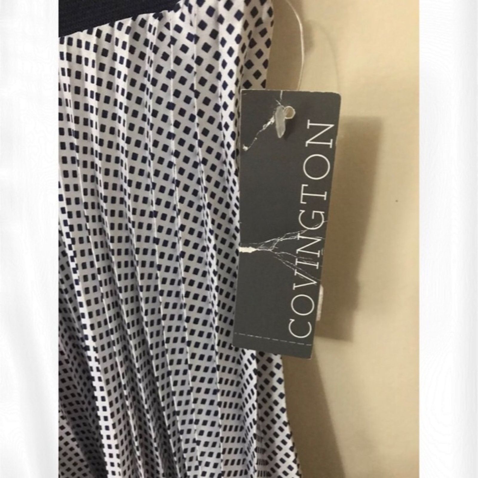 Covington NWT Covington Blue and White Print Skirt Size 34" / US 12 / IT 48 - 6 Thumbnail