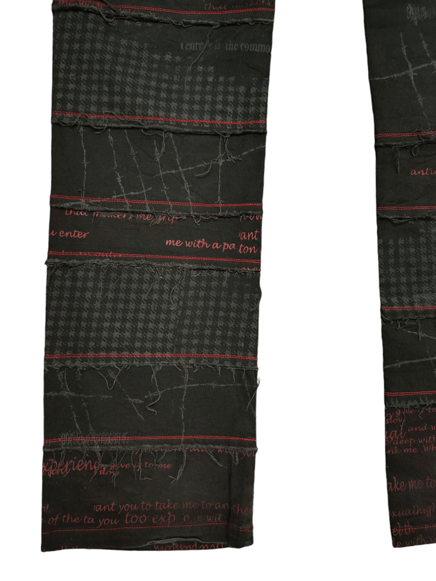 Seditionaries Vintage Y2k H.Anarchy Punk Poem Parches Zipper Hagi Pants Size US 28 / EU 44 - 15 Thumbnail