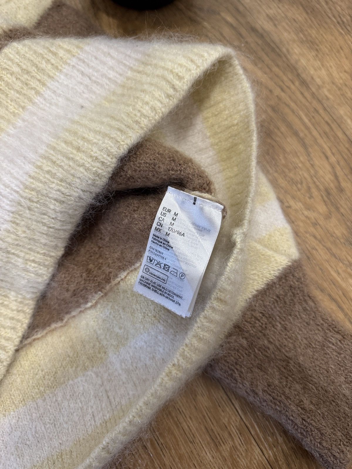 Vintage VINTAGE MOHAIR Y2K KNITTED STRIPED SWEATER Size M / US 6-8 / IT 42-44 - 3 Thumbnail