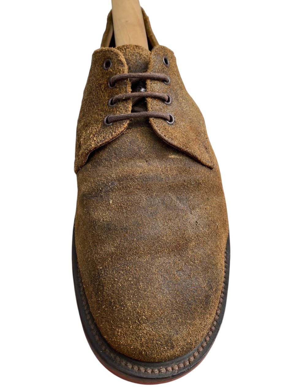 George Cox Geroge Cox Broken Suede Brown Derby Shoes Size US 10 / EU 43 - 10 Thumbnail
