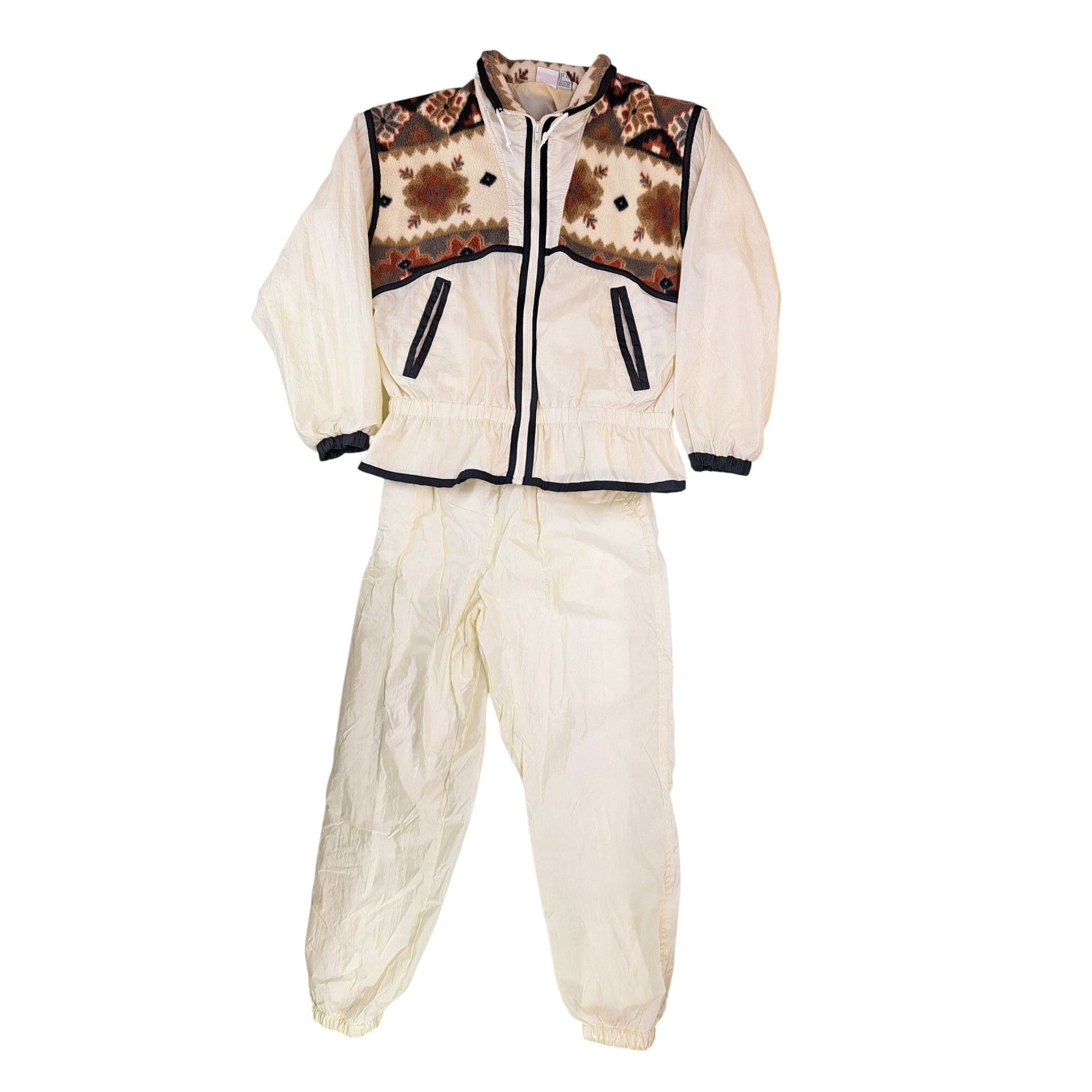 Athletic Works Vintage Athletic Works Track Suit Jacket Pants Set Women Med Size M / US 6-8 / IT 42-44 - 8 Thumbnail