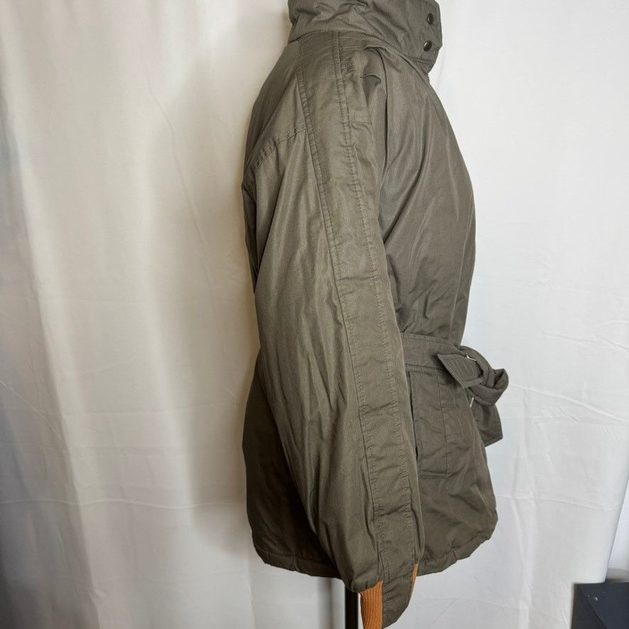 Members Only Members Only Belted Parka Puffer Coat Women 9/10 Olive Green Size M / US 6-8 / IT 42-44 - 3 Thumbnail