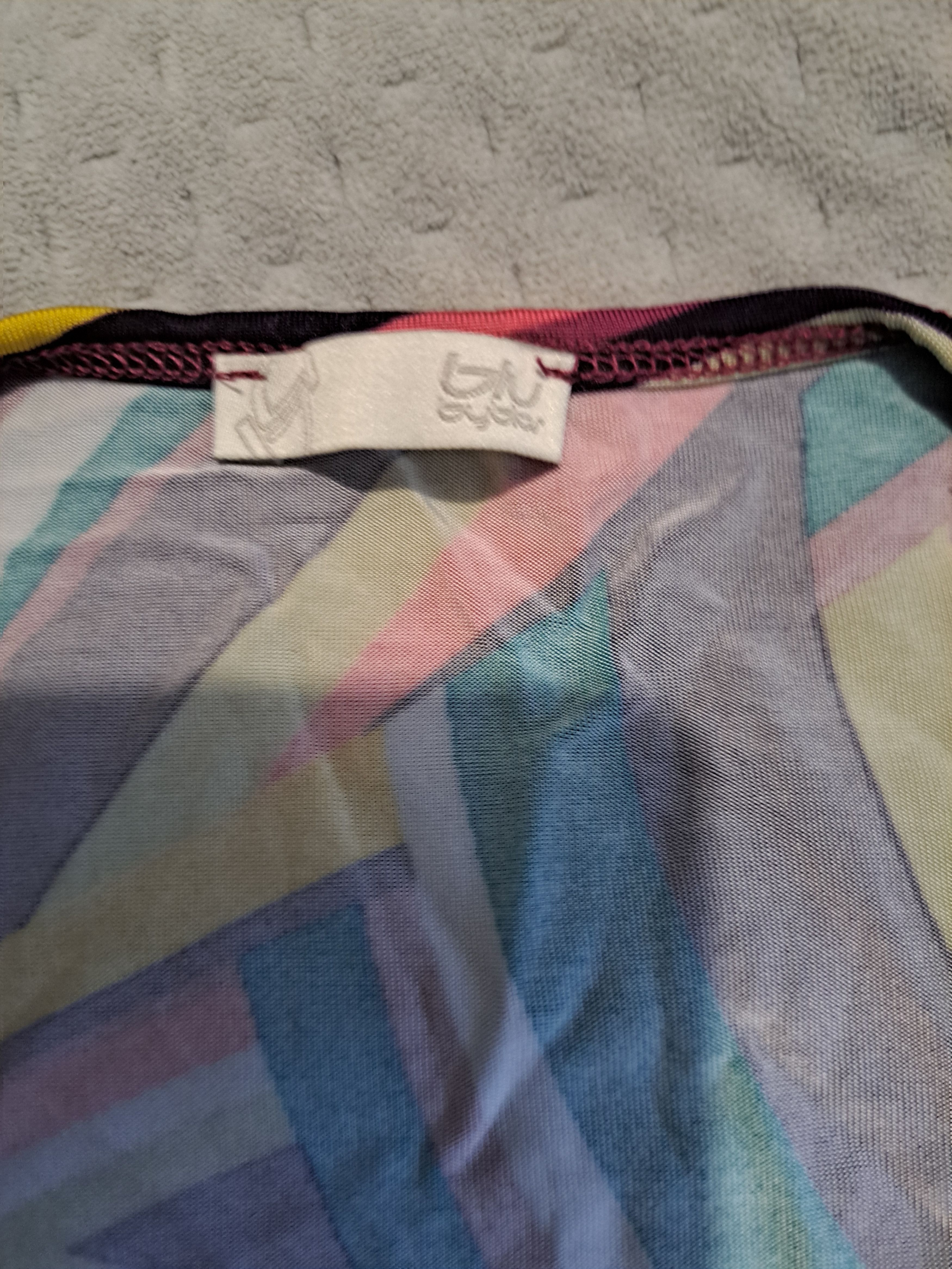 Byblos × Vintage Blu Byblos multicolour t-shirt, blouse. Size XL / US 12-14 / IT 48-50 - 2 Thumbnail