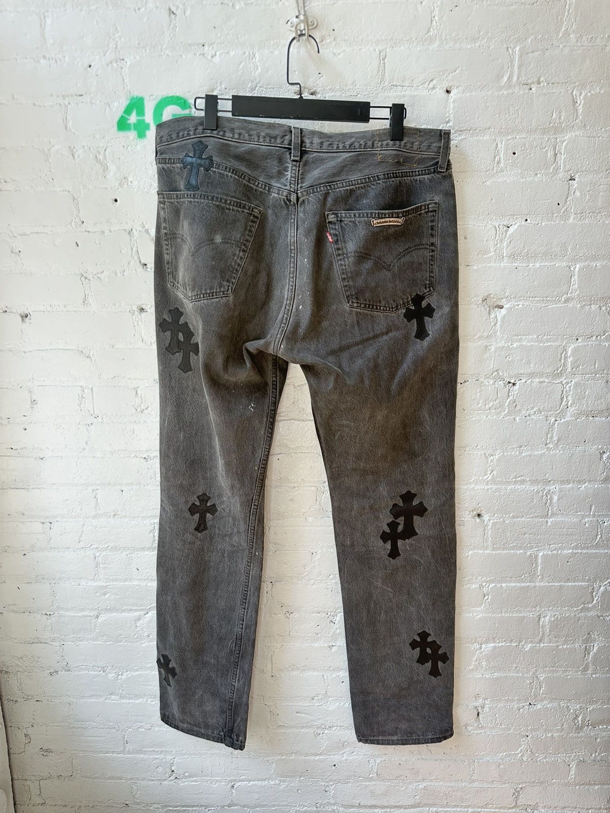 Chrome Hearts CHROME HEARTS BLACK PATCH LEVIS Size US 36 / EU 52 - 2 Thumbnail