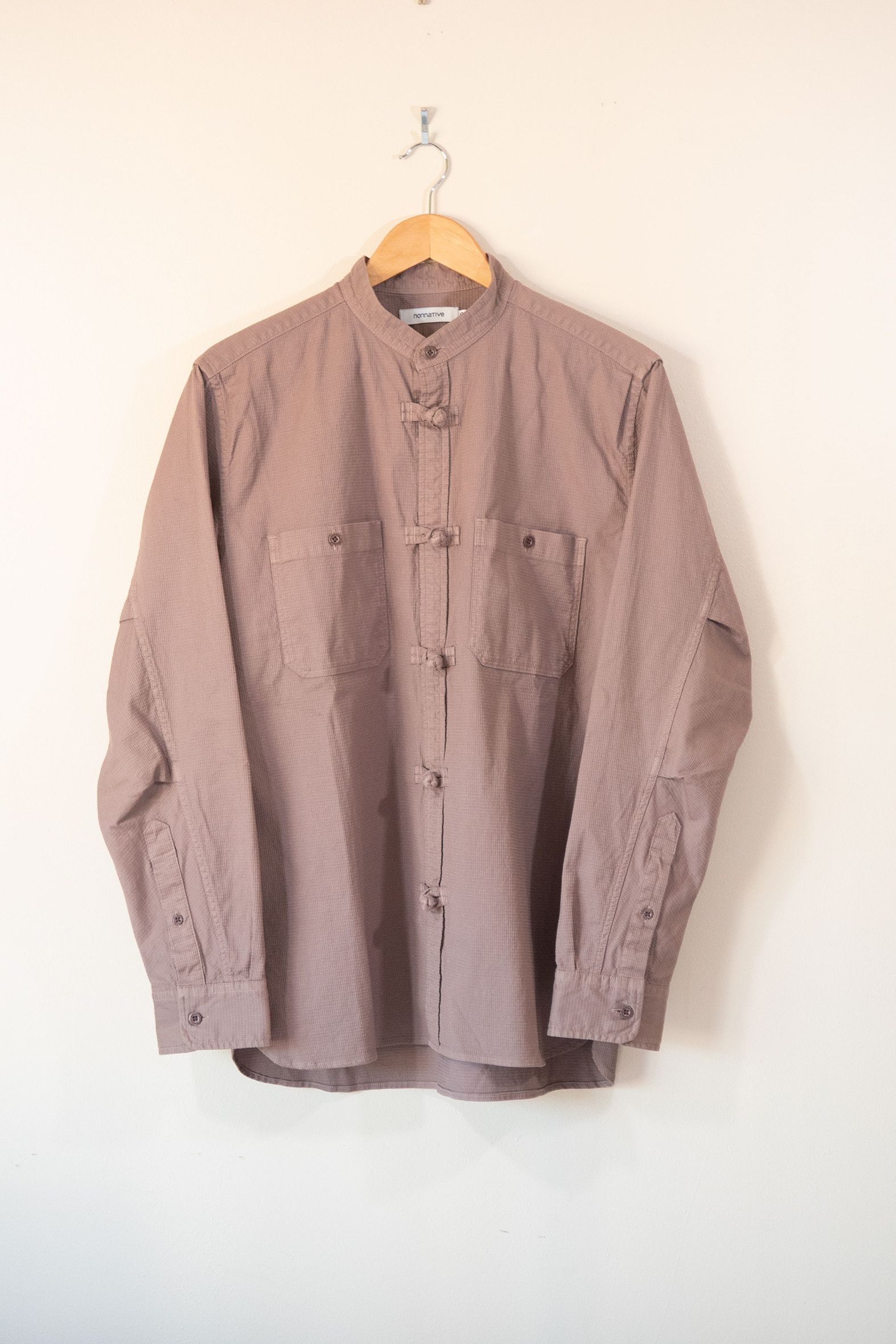 Nonnative MASTER L/S SHIRT C/P DOBBY STRETCH OVERDYED Size US M / EU 48-50 / 2 - 2 Thumbnail