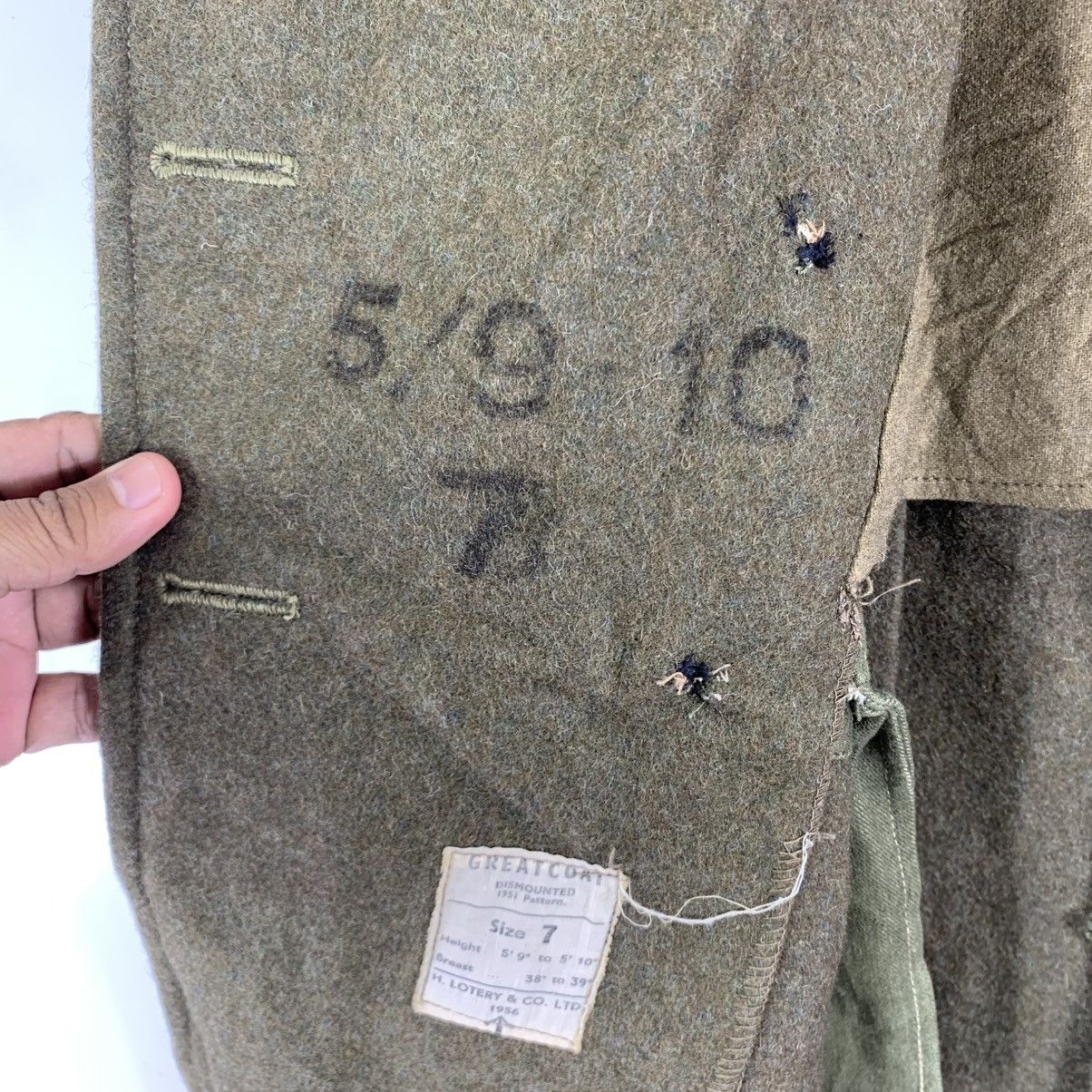 Vintage VINTAGE 1950s BRITISH MILITARY GREAT COAT DISMOUNTED Size US M / EU 48-50 / 2 - 9 Thumbnail