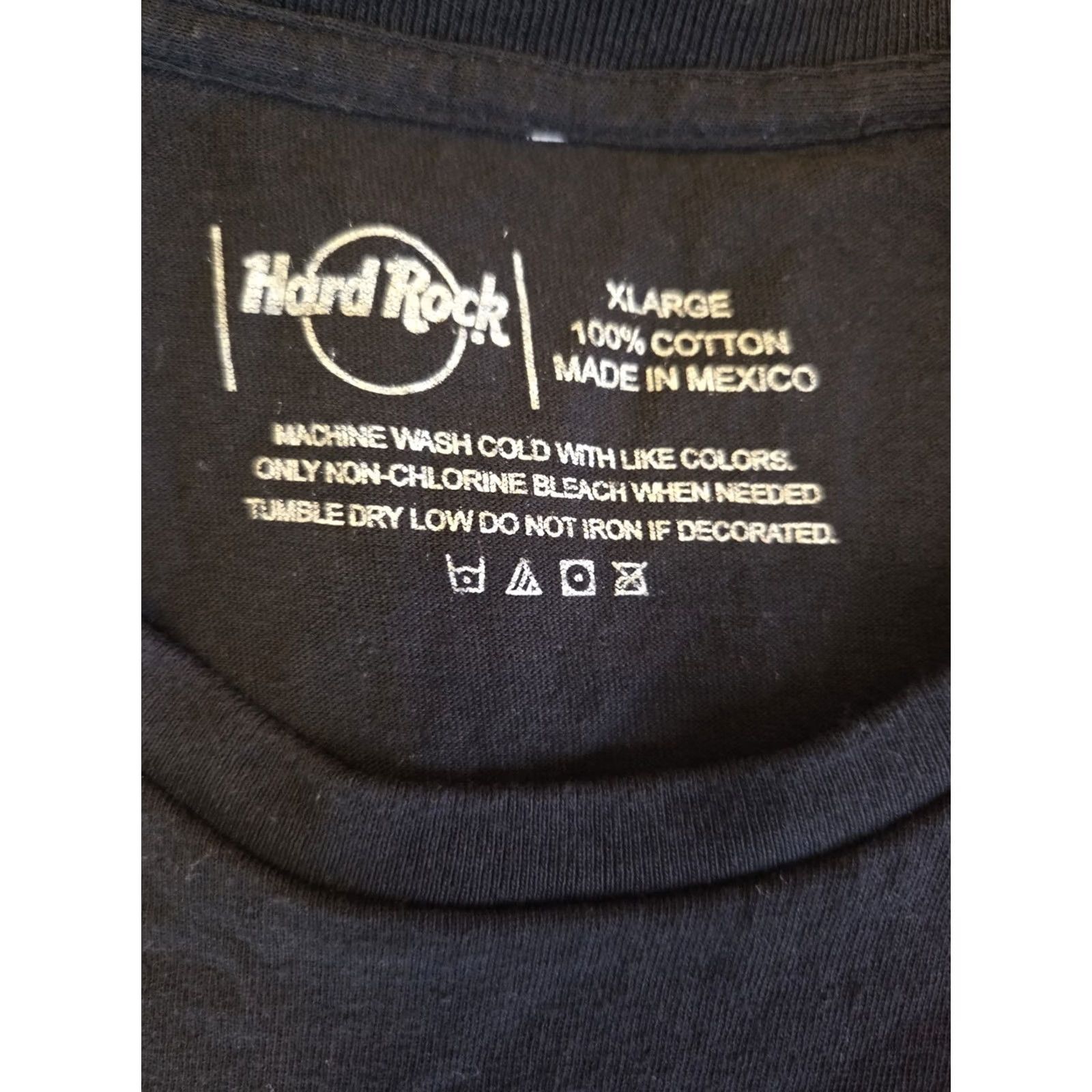 Hard Rock Cafe Hard Rock Cafe T-Shirt Hollywood Florida Unity Graphic Print Men's XL Black Size US XL / EU 56 / 4 - 3 Thumbnail