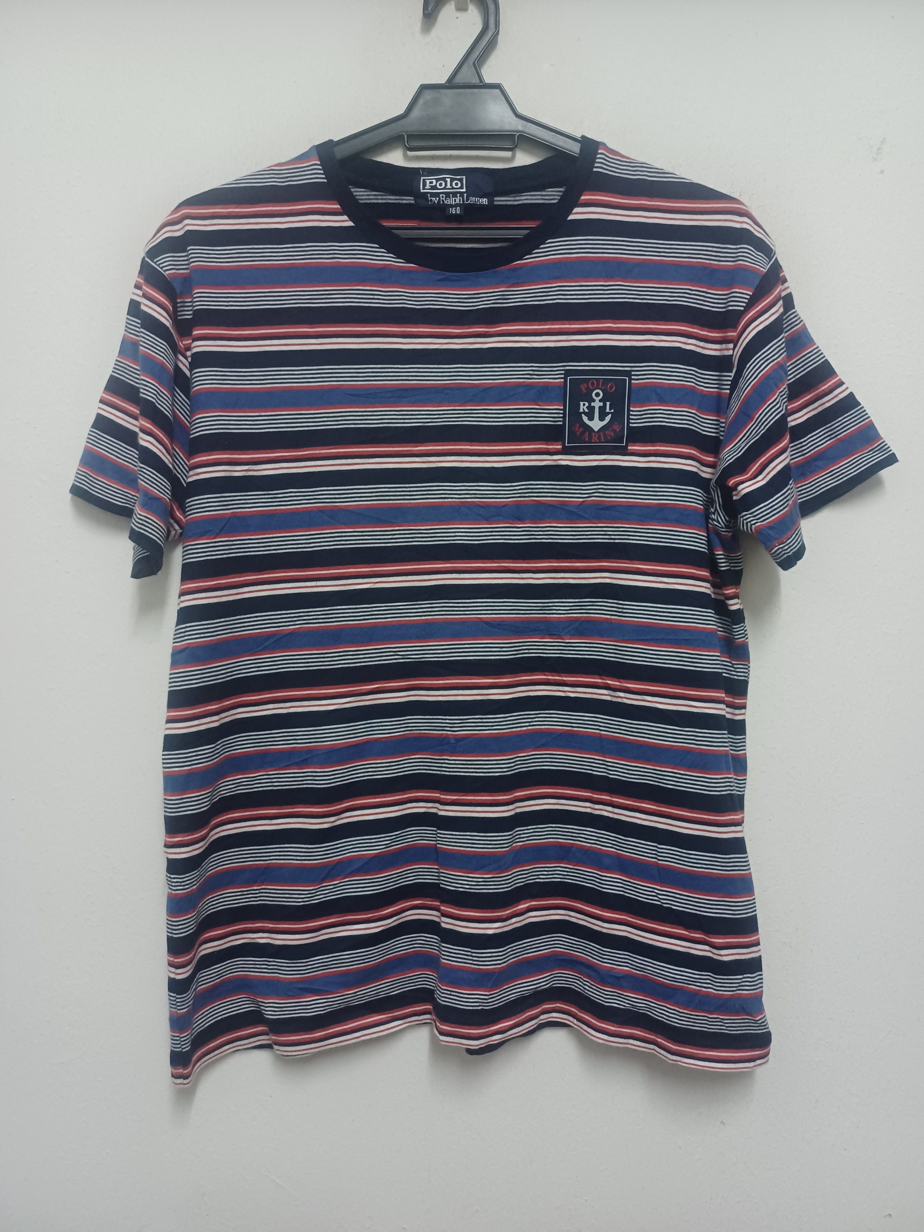 Polo Ralph Lauren POLO RALPH LAUREN MARINE STRIPED TSHIRT Size US M / EU 48-50 / 2 - 1 Thumbnail