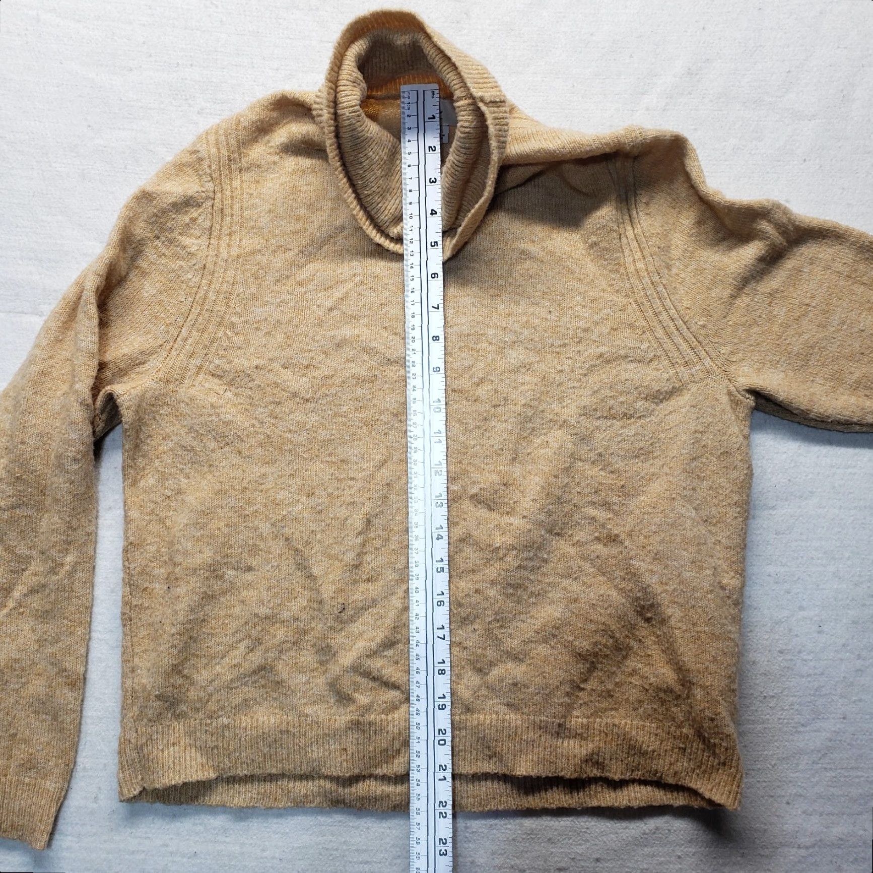 Vintage A New Day Sweater Shirt Adult Women Small Beige Tan A New Day Pullover Turtleneck Knit Casual Fall Winter Women Size S Beige Size S / US 4 / IT 40 - 5 Thumbnail
