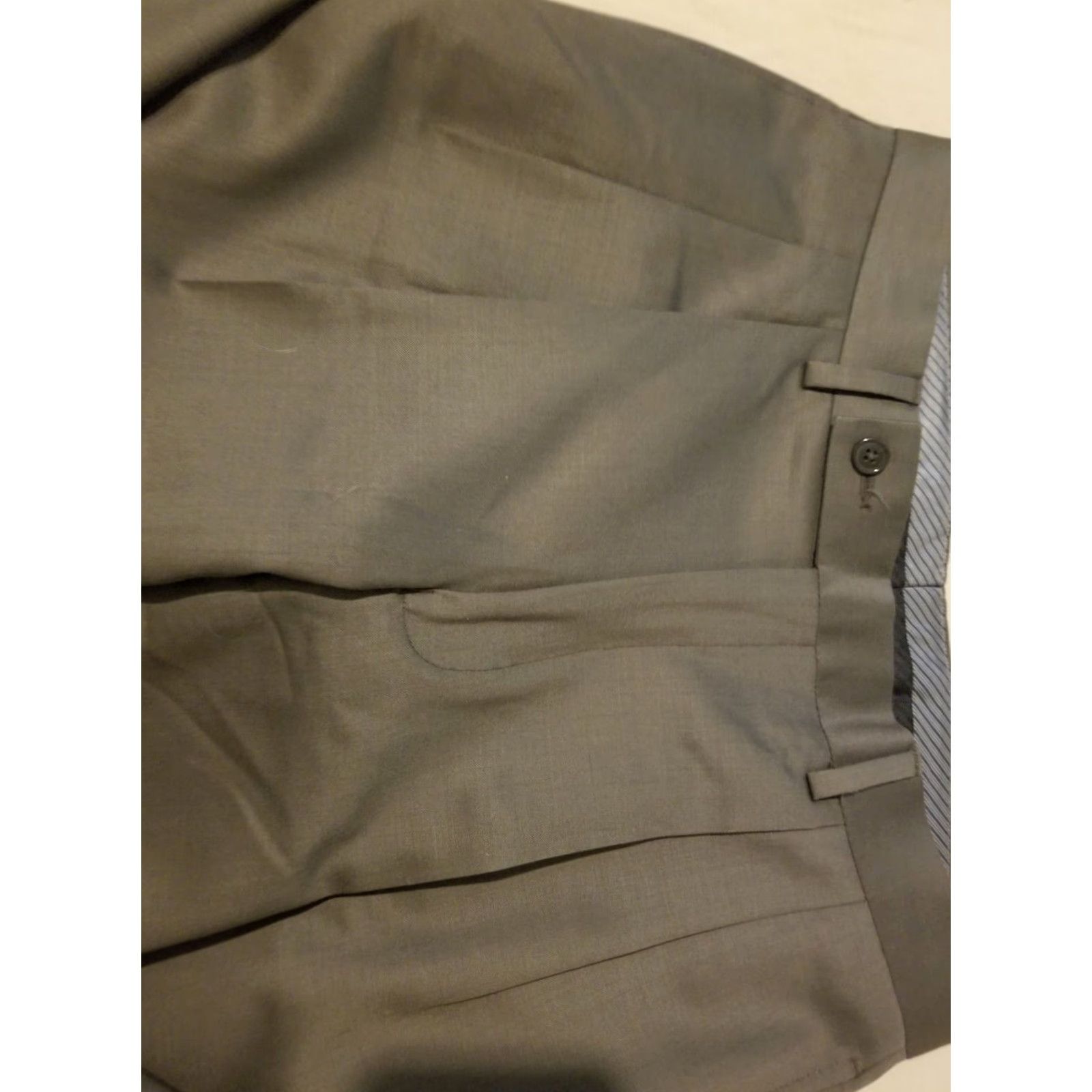 Michael Kors Michael Kors Wool Dress Pants 34x30 Gray Grey Slacks Chino Trouser Men Dress Pants, Regular, 34x30, Gray, Kors, Wool, Michael Kors, Pants, 30 Inseam Size US 34 / EU 50 - 4 Thumbnail