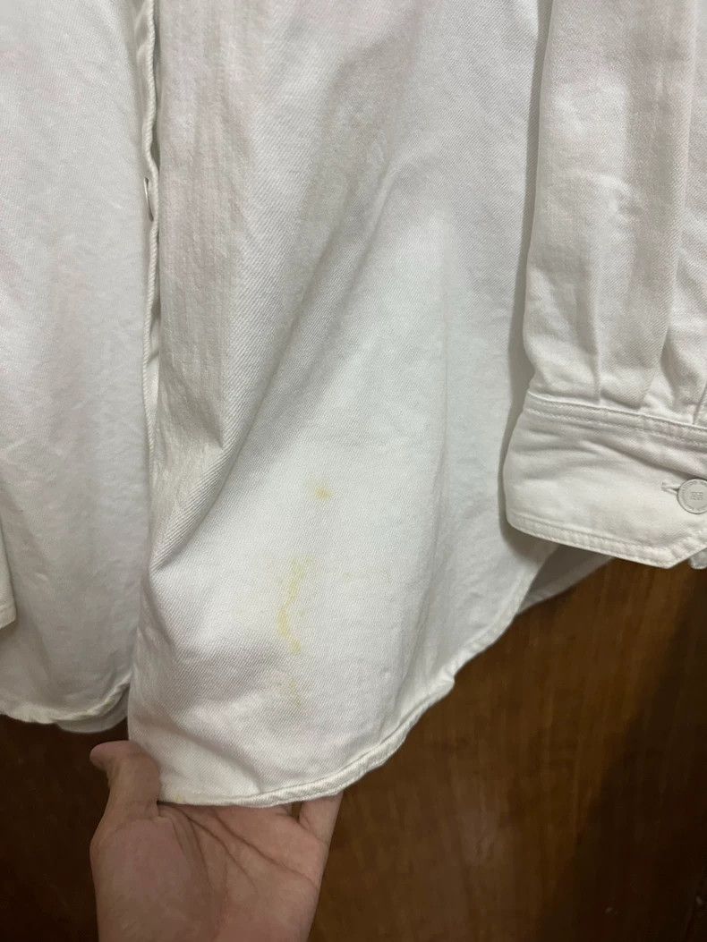 Raf simons 23ss silhouette white shirt