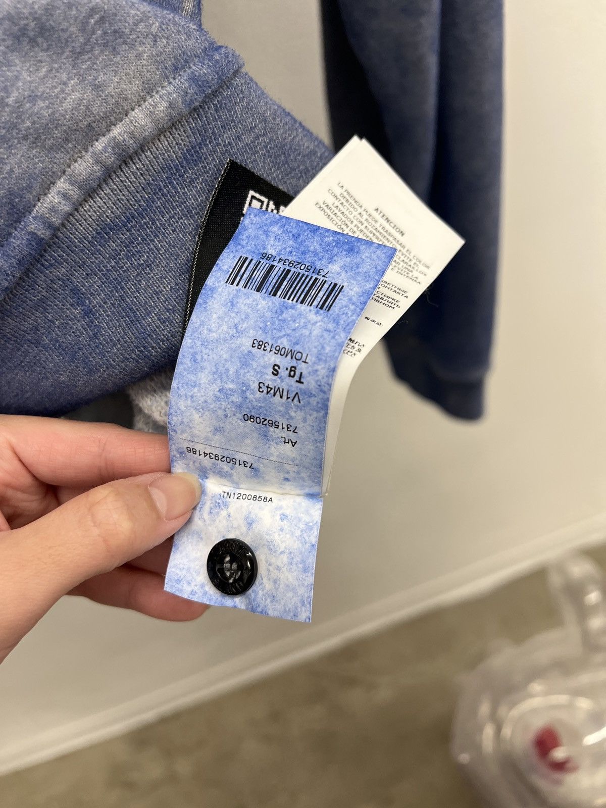Stone Island Stone Island Cotton-Jersey Logo Hoodie in Blue Size US S / EU 44-46 / 1 - 6 Thumbnail